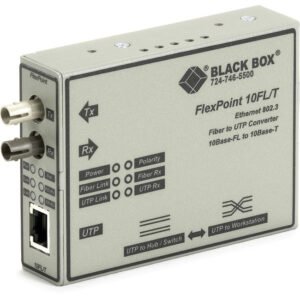 Black Box FlexPoint Ethernet Media Converter LMC212A-MM-R3
