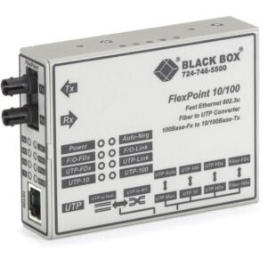 Fast Ethernet (100-Mbps) Media Converter - 10/100-Mbps Copper To 100-Mbps Single Bbx-Lmc100A-Sm-R3