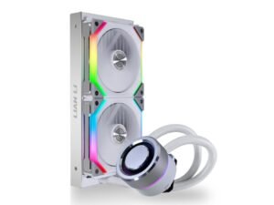 Lian Li Galahad Aio 240 Rgb Uni Fan Sl120 Edition White. Dual 120Mm Addressable Rgb Fans Aio Cpu Liquid Cooler----Ga-240Sla