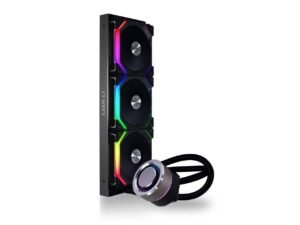 Lian Li Galahad Aio 360 Rgb Uni Fan Sl120 Edition Black . Dual 120Mm Addressable Rgb Fans Aio Cpu Liquid Cooler----Ga-360Slb