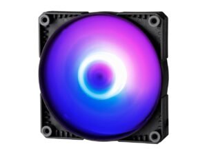 Phanteks Sk120 Drgb Pwm Fan - 120Mm Fan. High Airflow Nine-Blade Design. Digital Rgb Lighting. Rubber Dampening Washers - Black Single Pack