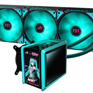 rog × 初音未來 聯名系列 rog ryu iv 360 argb 水冷散熱器