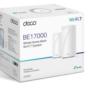 tp link deco be75 2 兩件裝 be17000 tri band whole home mesh wifi 7 system (11520+4320+688 mbps, 2.5g wan+lan)
