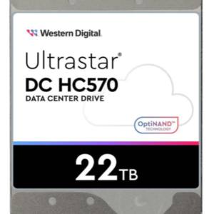 wd ultrastar 3.5 22tb enterprise hdd 0f48155 dc hc570 7200rpm 512mb hard disk (wuh722222ale604, 5年保用)